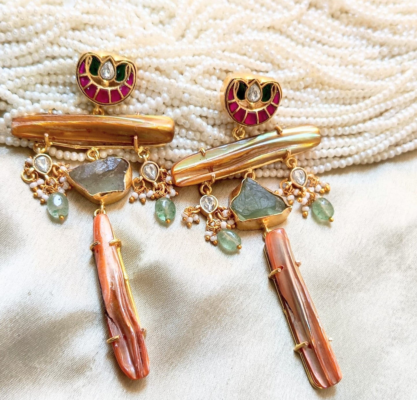 Royal Kundan & Gemstone Dangler Earring