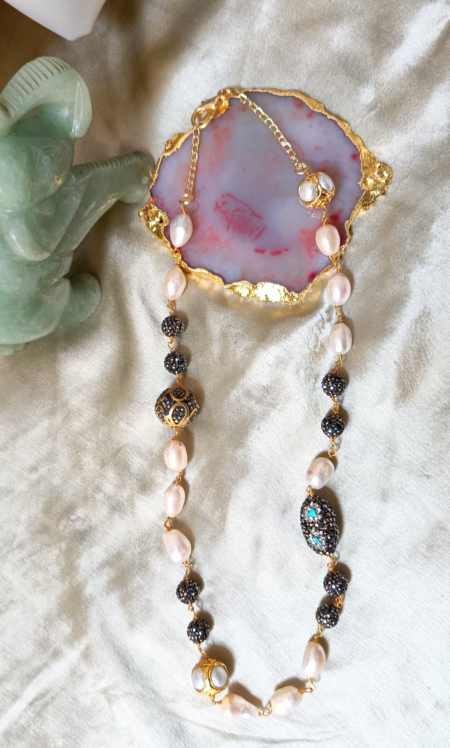 Turkish Pearl Necklace Set