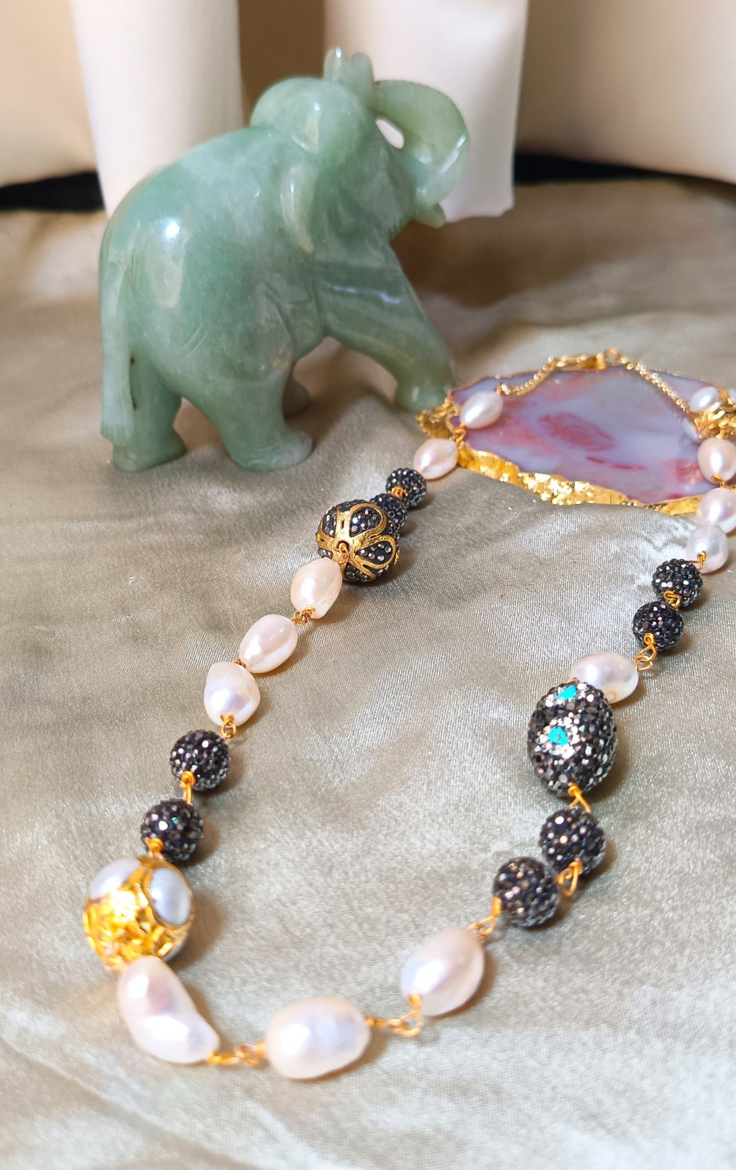 Turkish Pearl Necklace Set