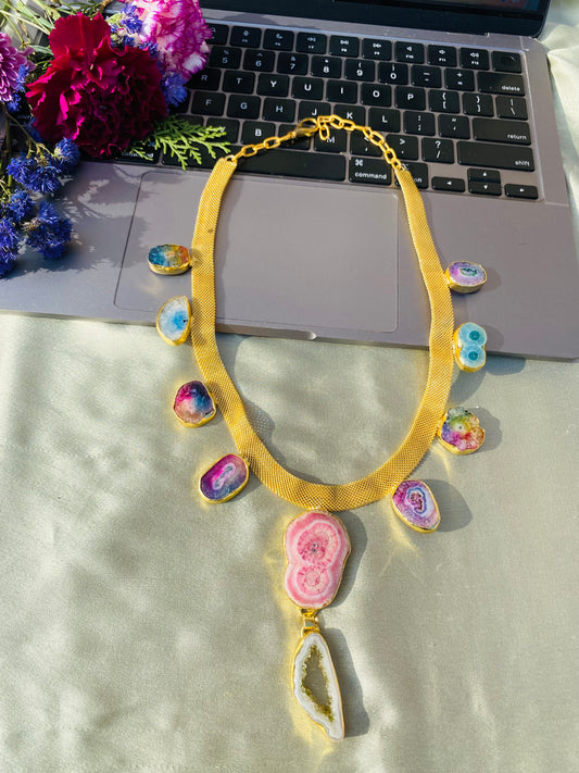 Colourful Agate Necklace