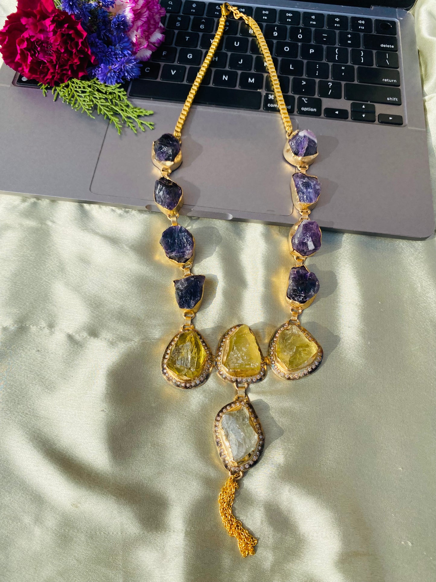 Hint Of Citrine Necklace