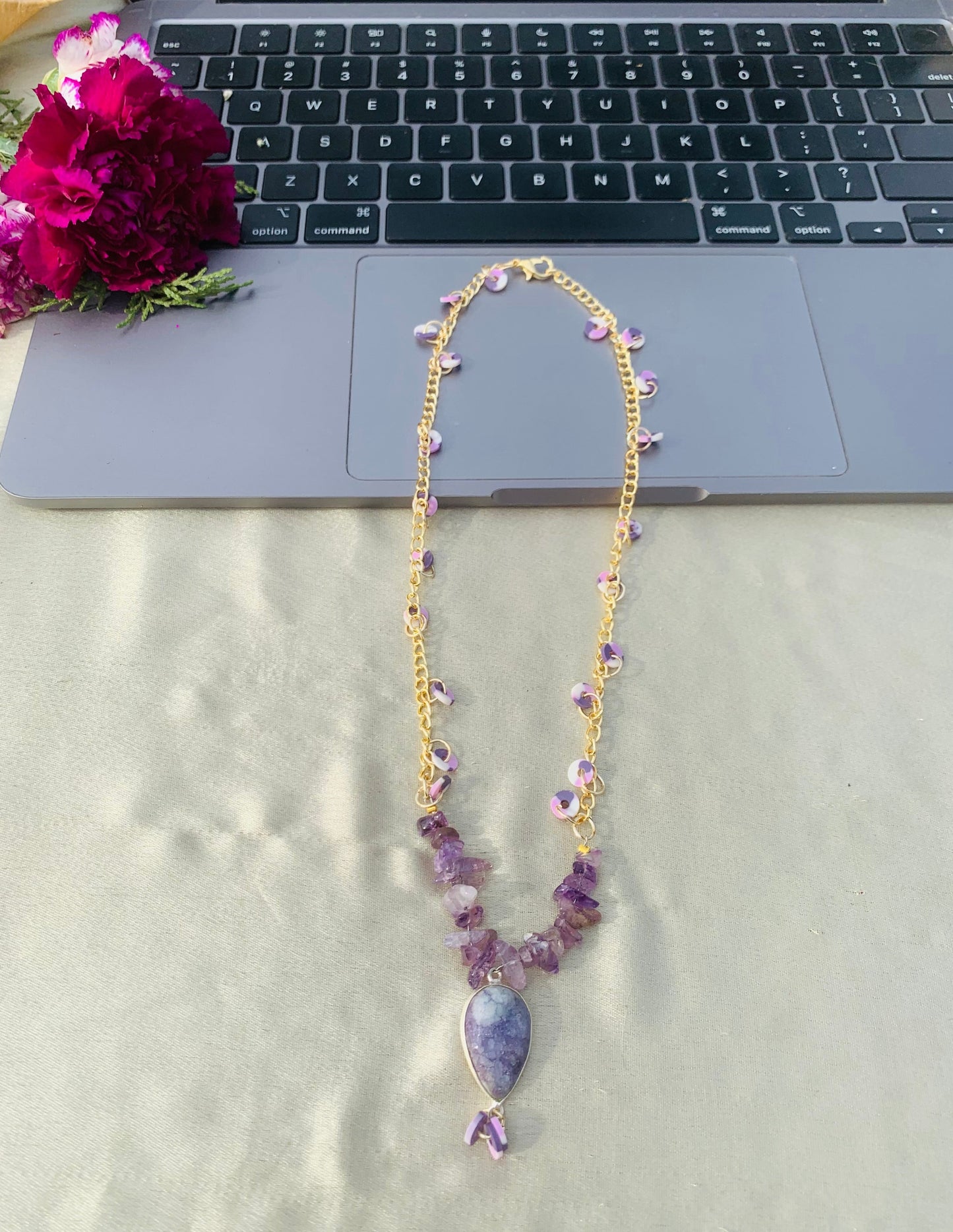 Purple Candy Necklace