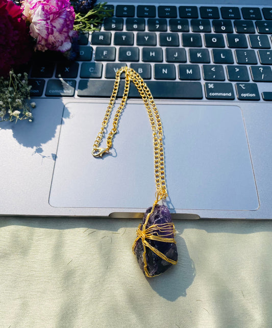 Amethyst Rough Pendant