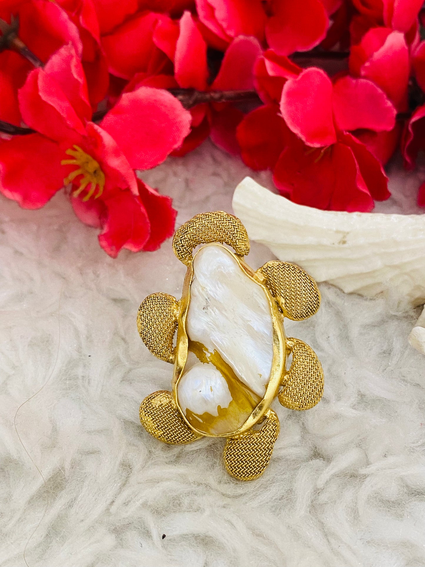 Flower of Pearl Ring