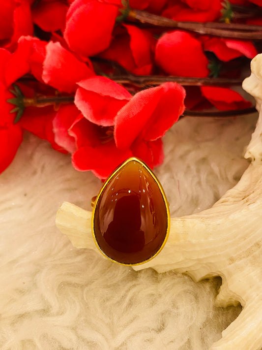 Drop of Carnelian Ring