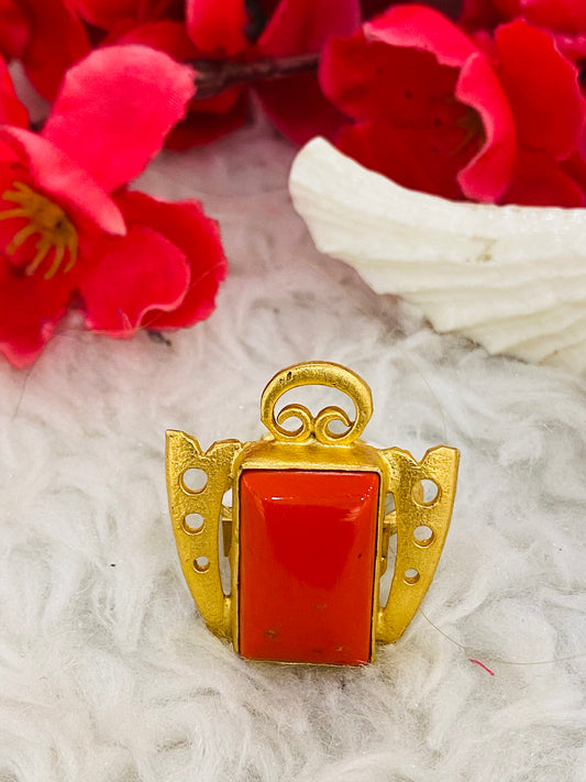 Coral Candy Ring