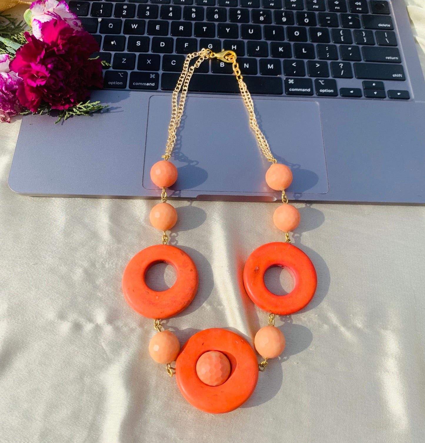 Coral Candy Necklace