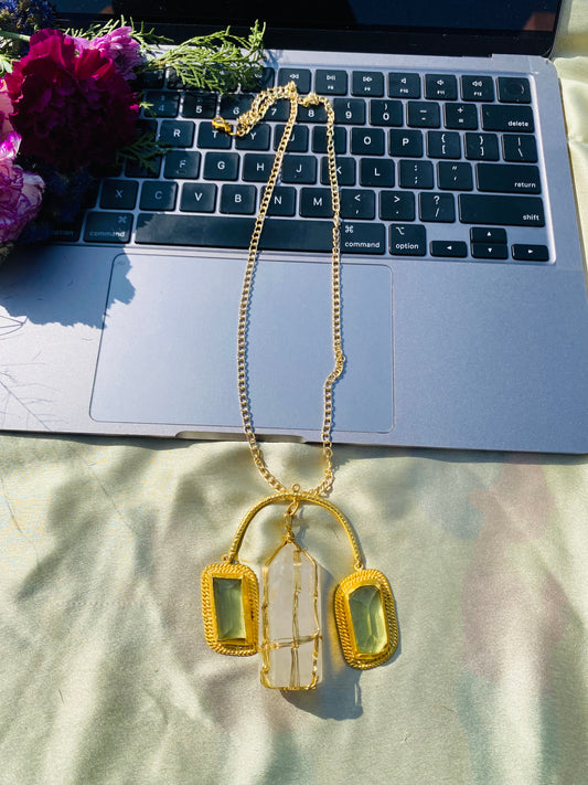 Balancing Crystal Pendant