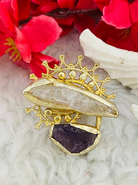Rough Cocktail Ring