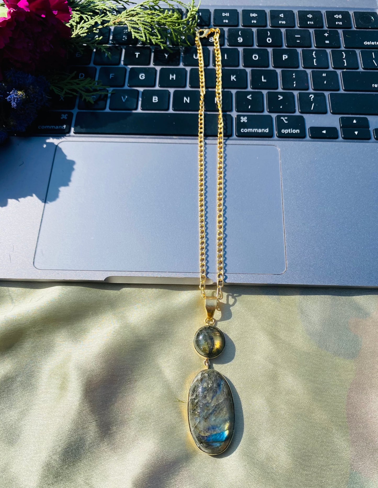 Labradorite Drop Pendant