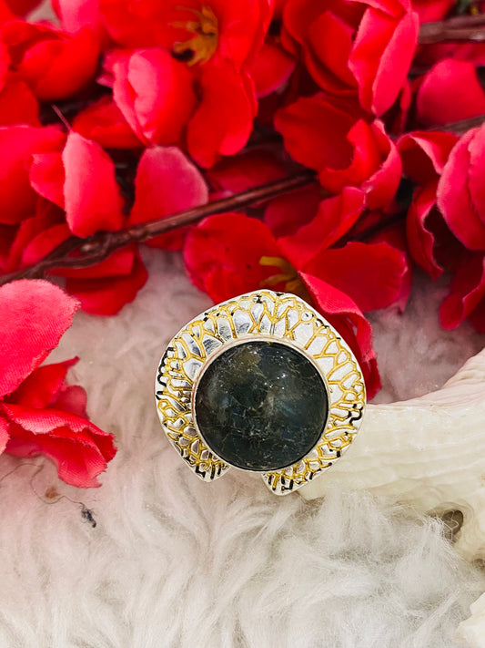 Labradorite Star Ring