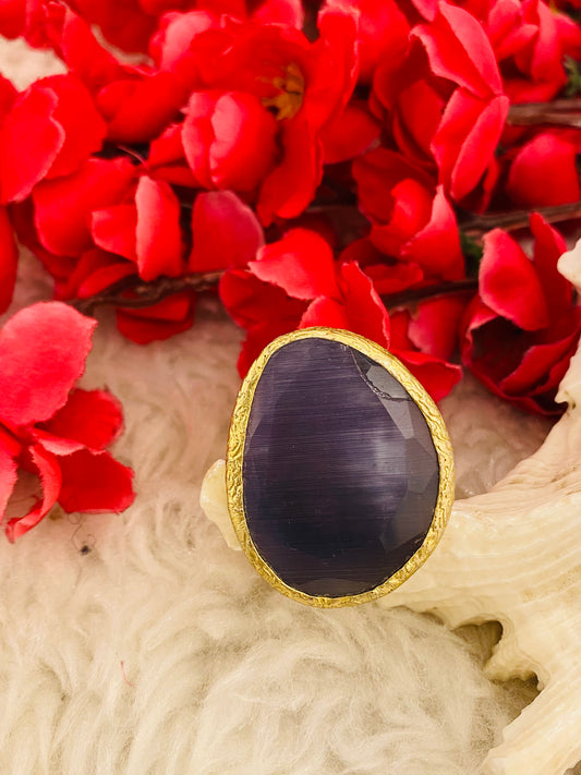 Purple Monalisa Ring