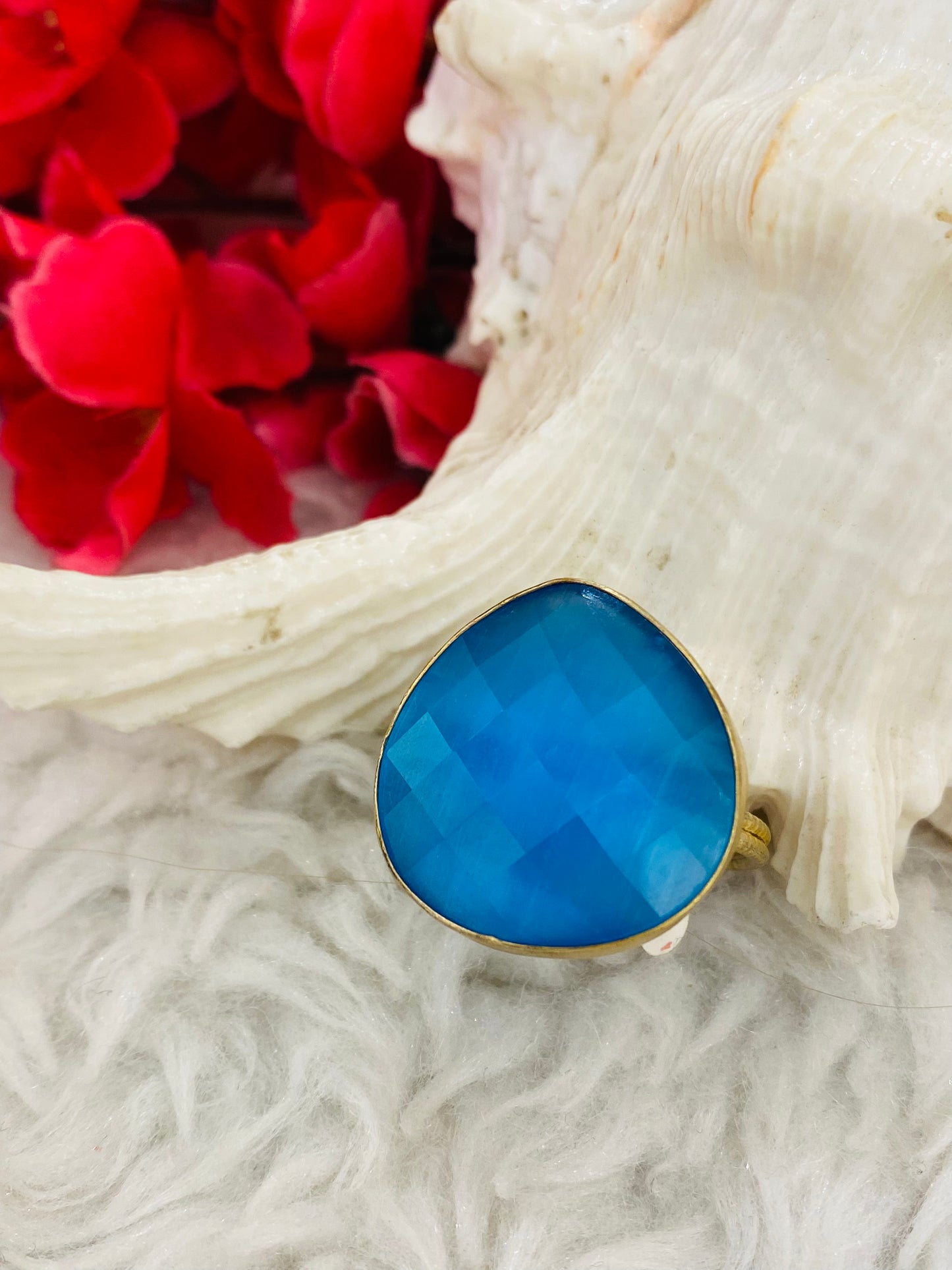Blue Monalisa Ring