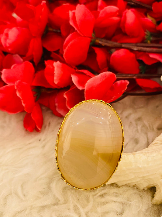Oval Onyx Ring