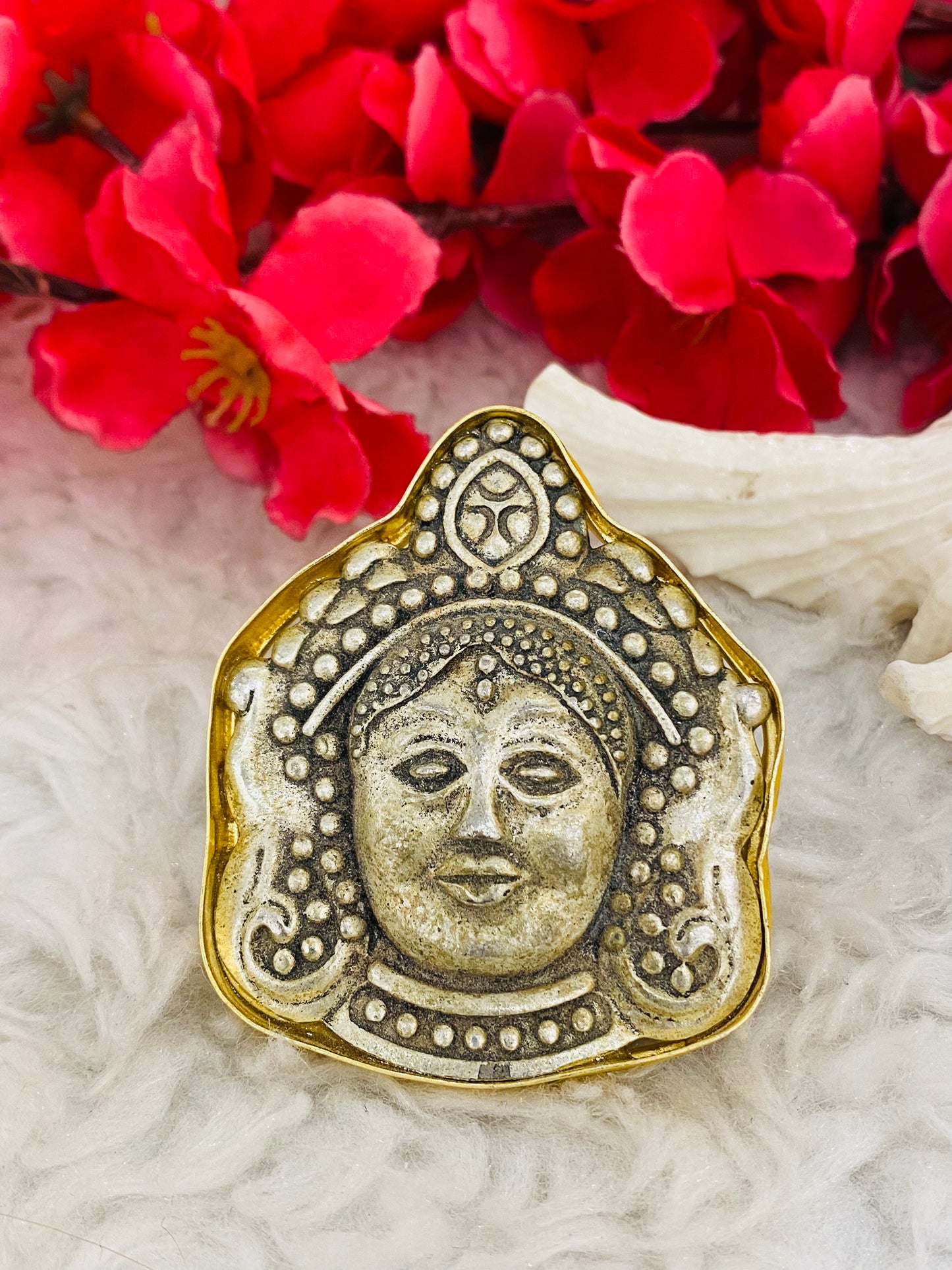 Goddess Durga Temple Ring