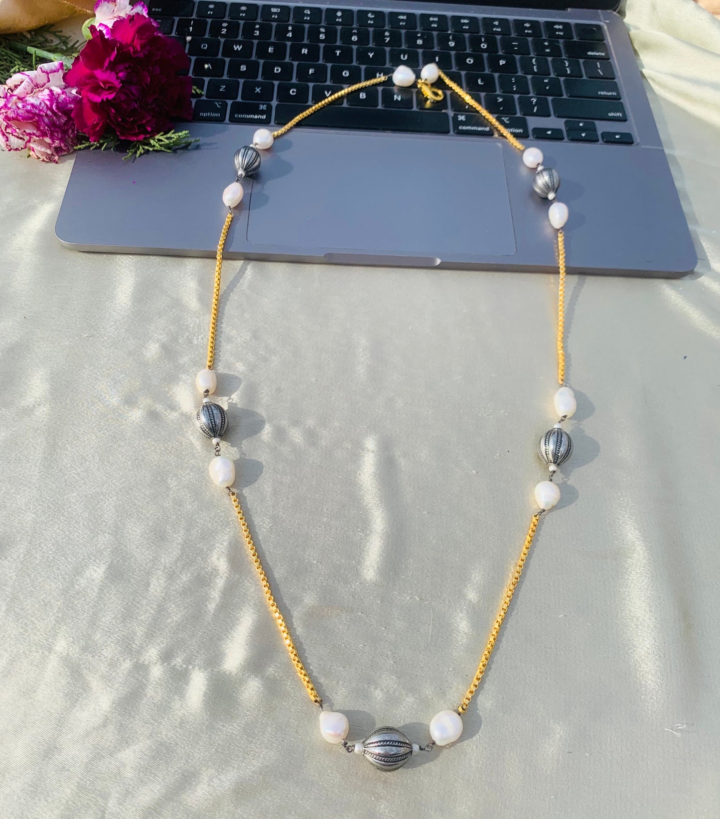 Coming Together Pearl Necklace