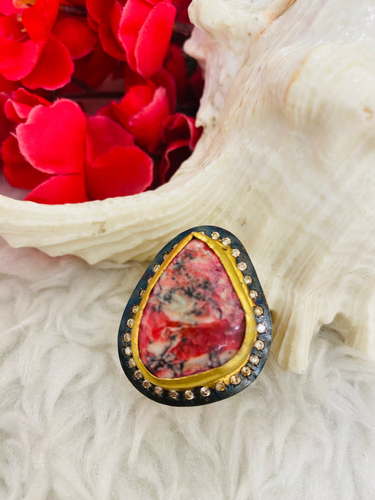 Pink Shaded Ring