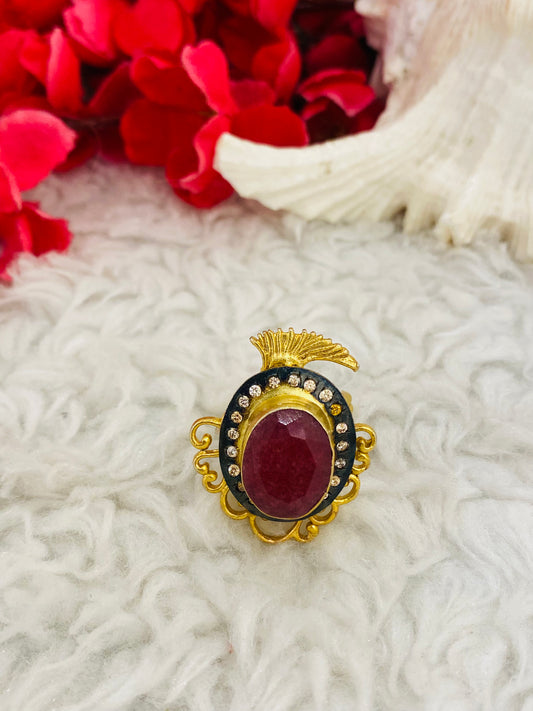 Pink Fish Ring