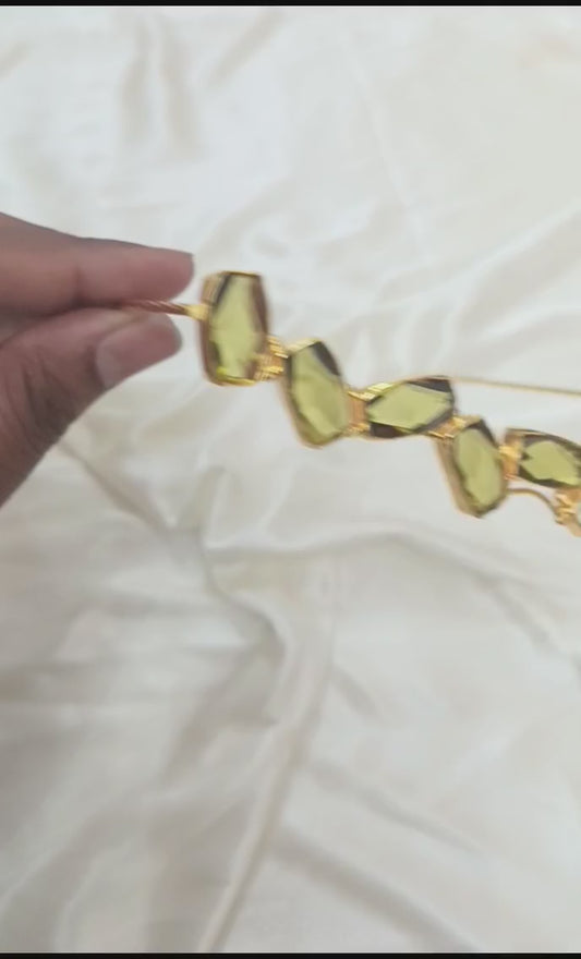 Luxury Geometric Crystal Facelet