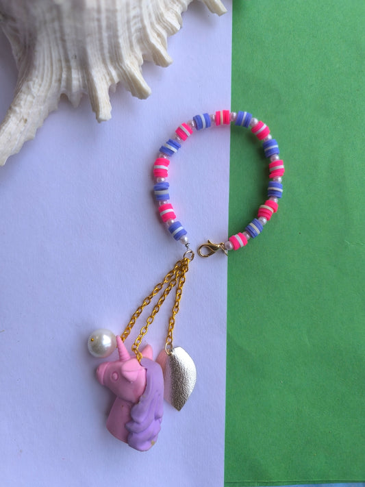 COLOURFUL BEADS WITH ERASER  TASSEL AND STONEBEADS