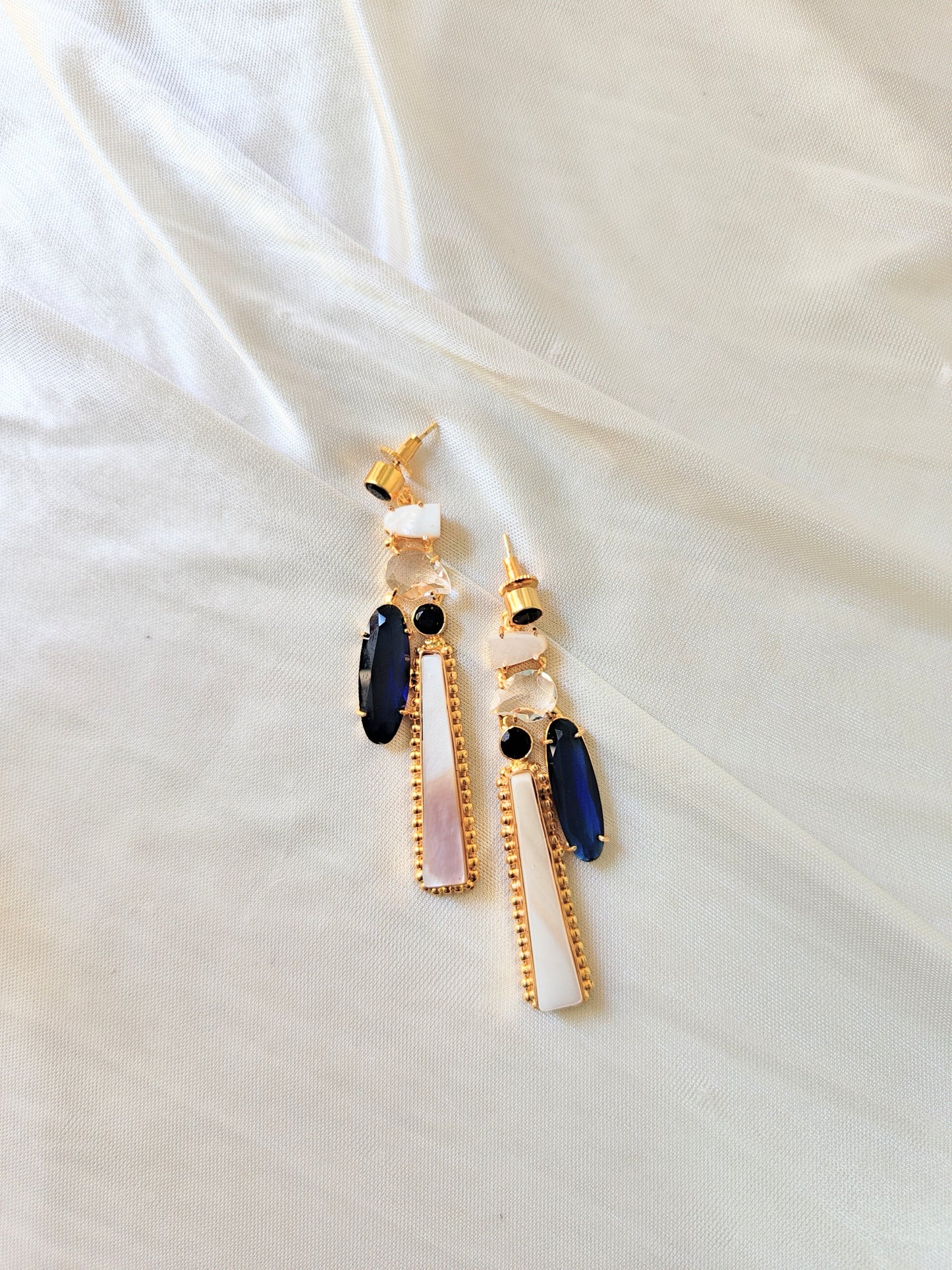 Boho Chic Gold Bar Earrings