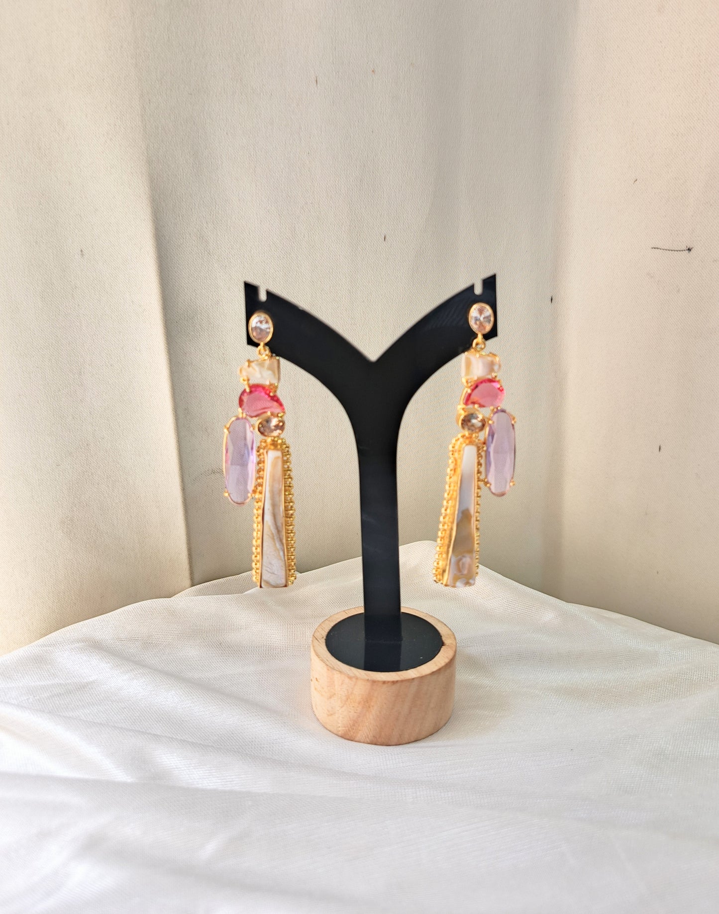 Boho Chic Gold Bar Earrings