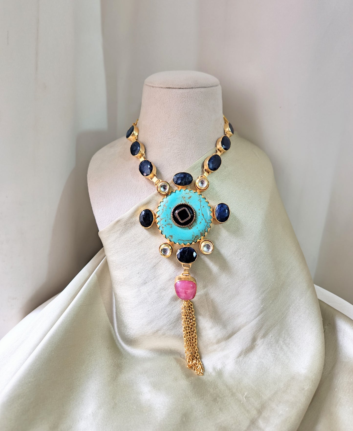 Connected With Turquoise Necklace