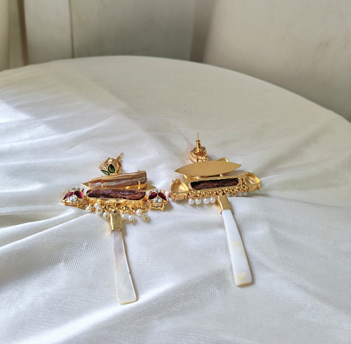 Royal Multicolor Statement Earrings