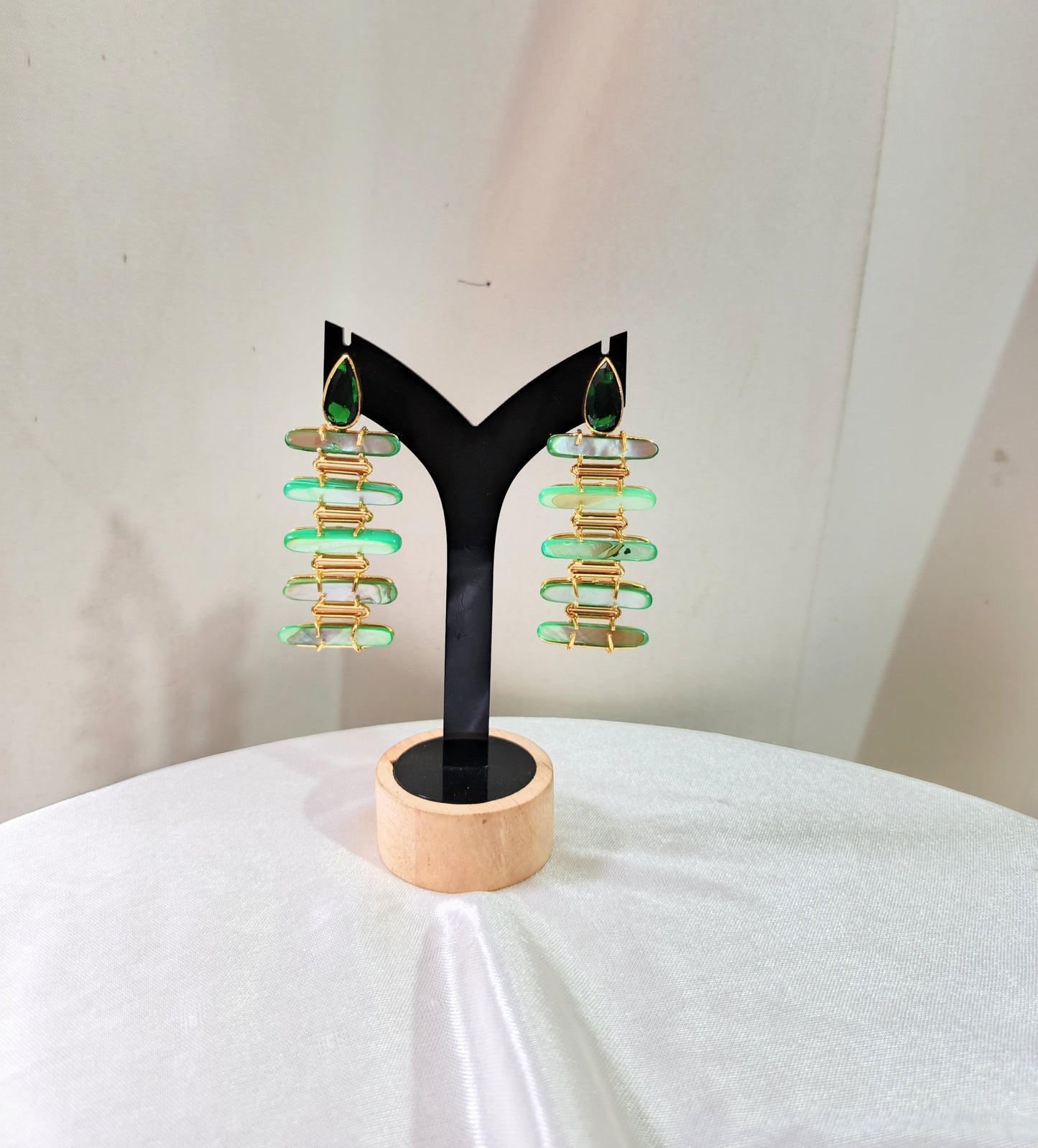Designer Multicolor Ladder Drop Earrings