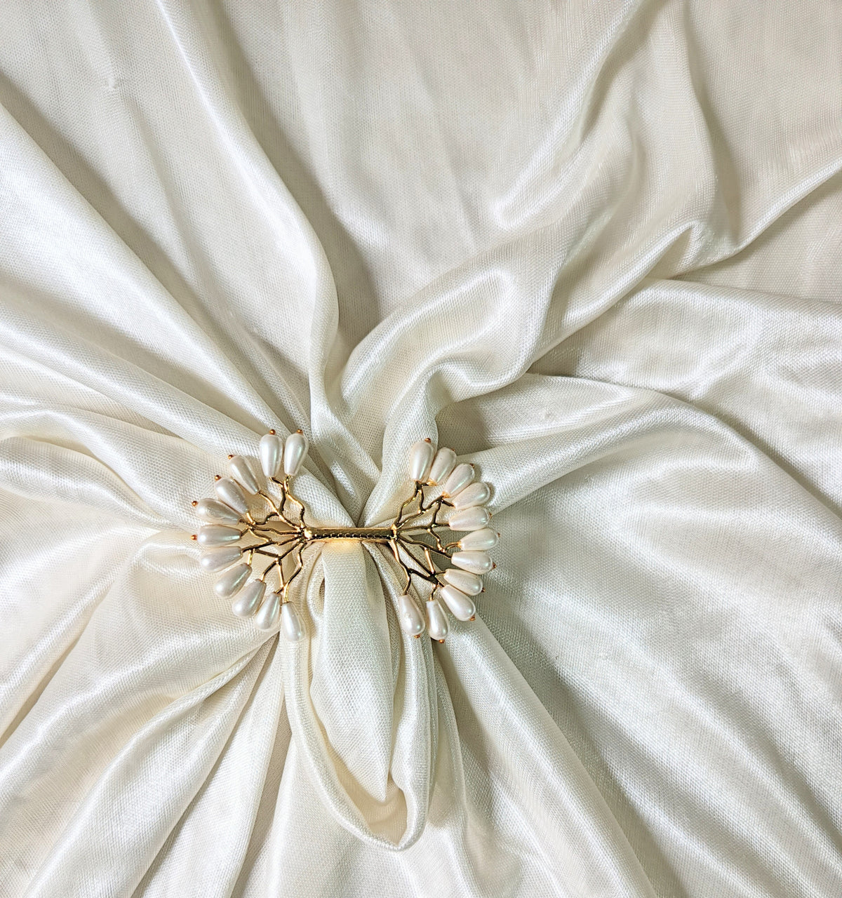 Pearl Blossom Statement Ring