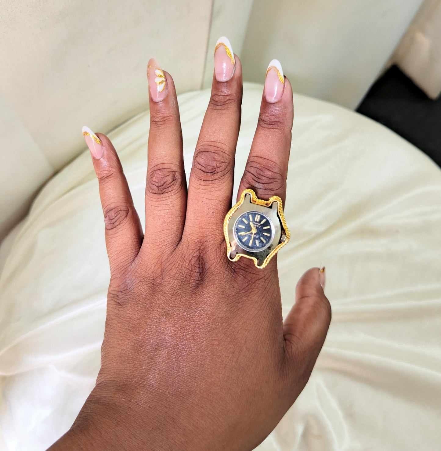 Chic Mini Dial Watch Ring