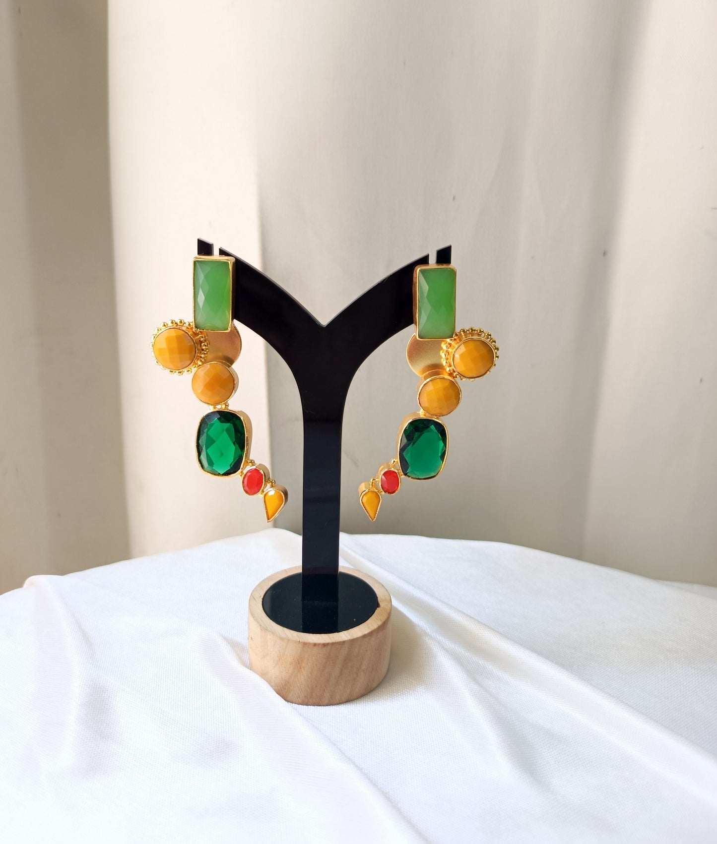 Modern Artistic Multicolor Dangle Earrings