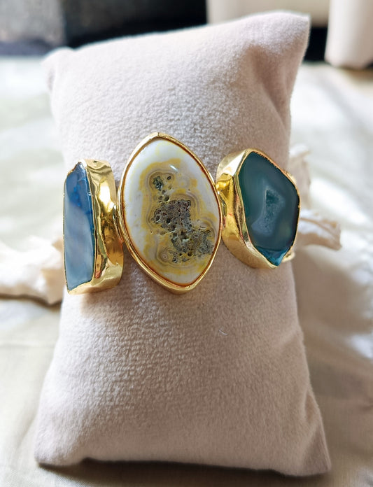 Colourful Agate Handcuff