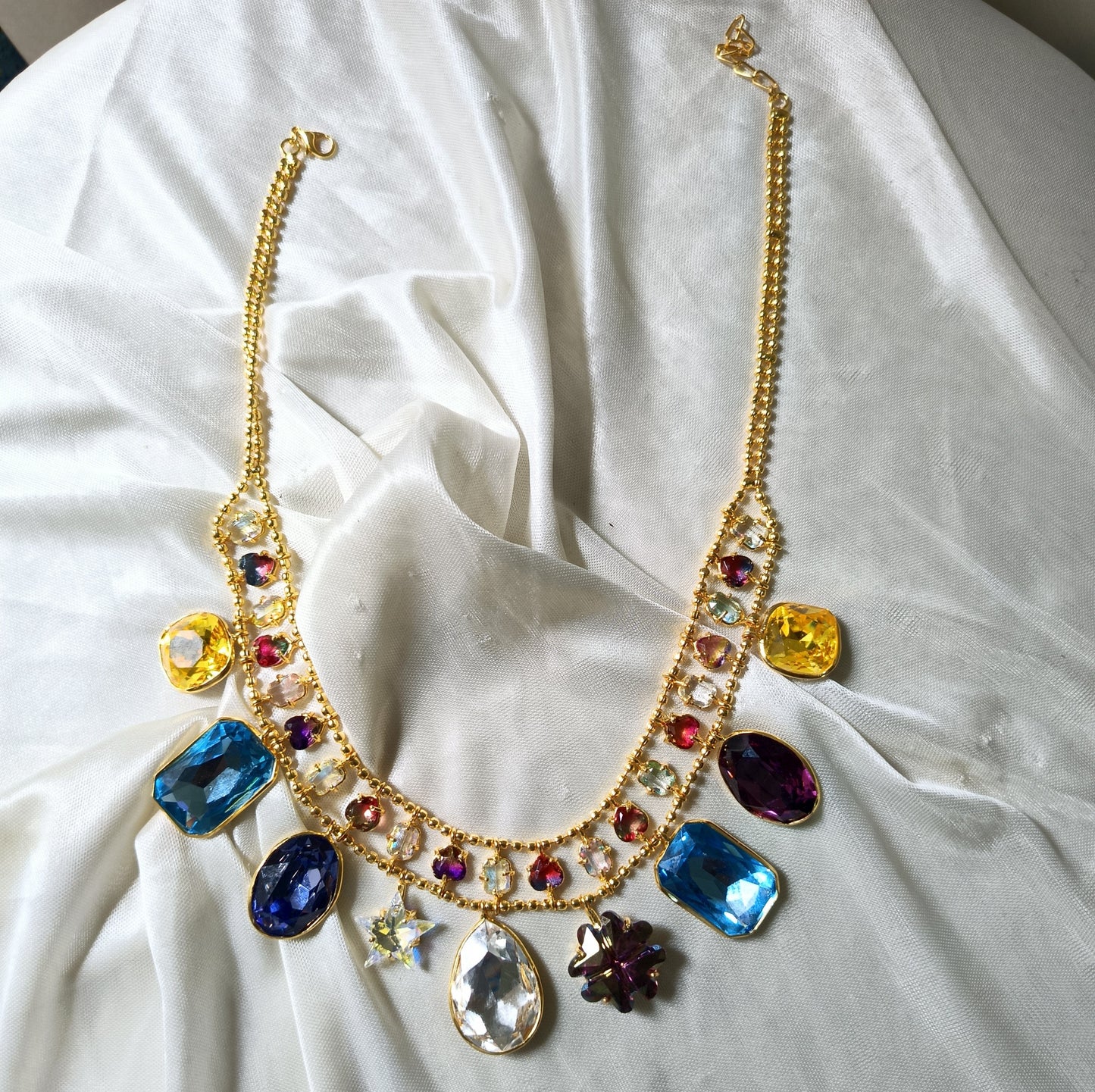 Aurora Charm Crystal Necklace