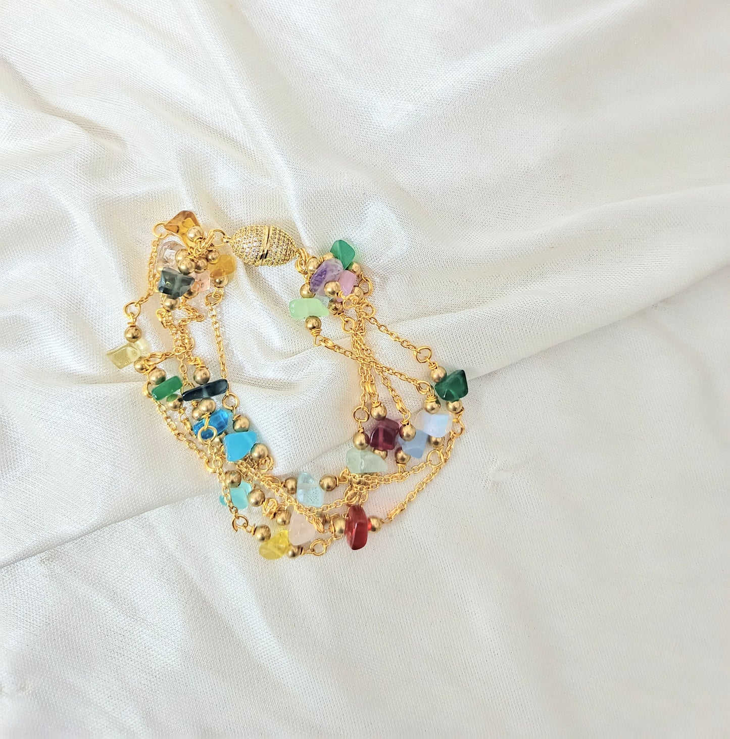 Boho Luxe Multistone Bracelet