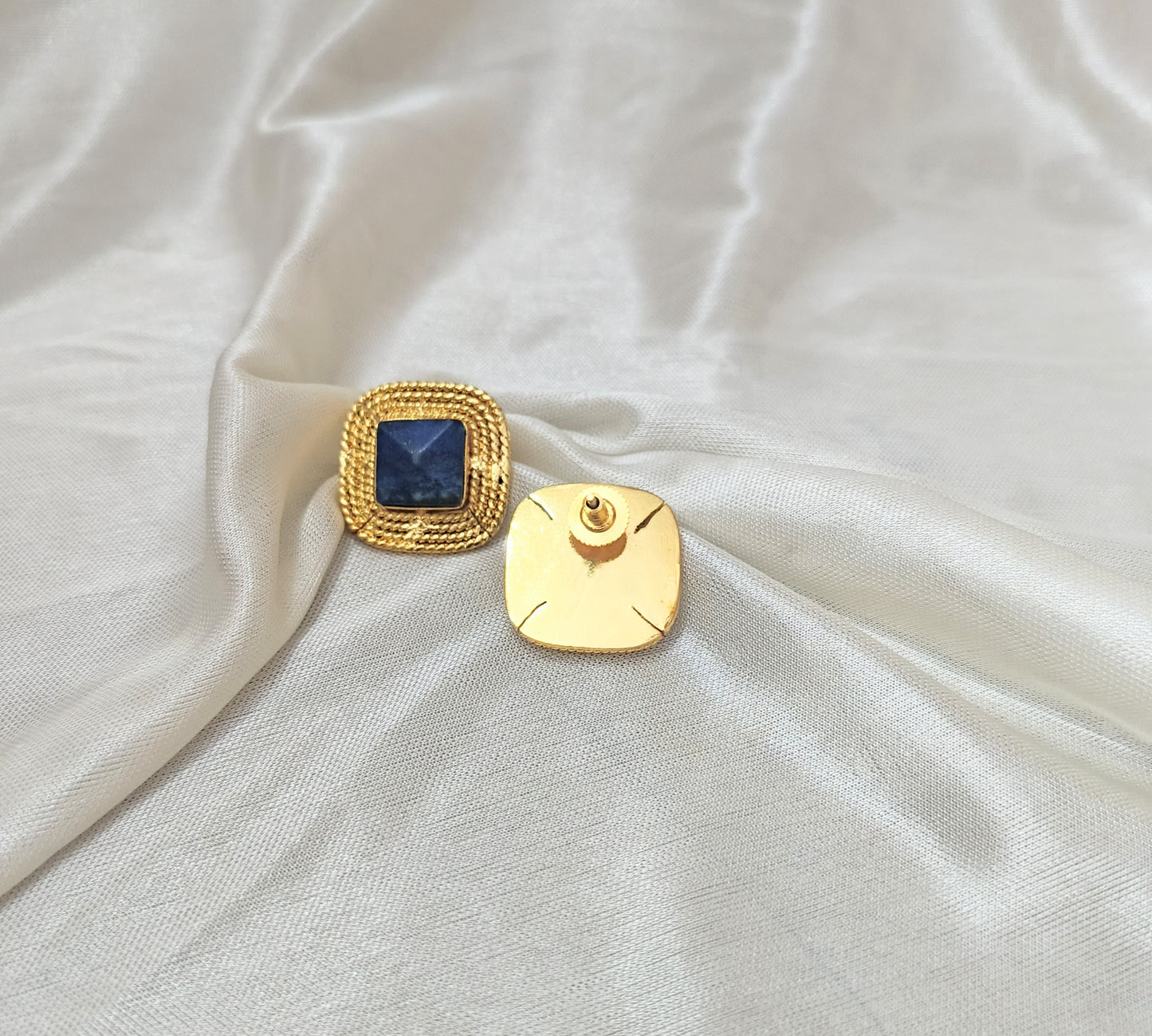 Luxury Blue Gemstone Designer Jewelry Set