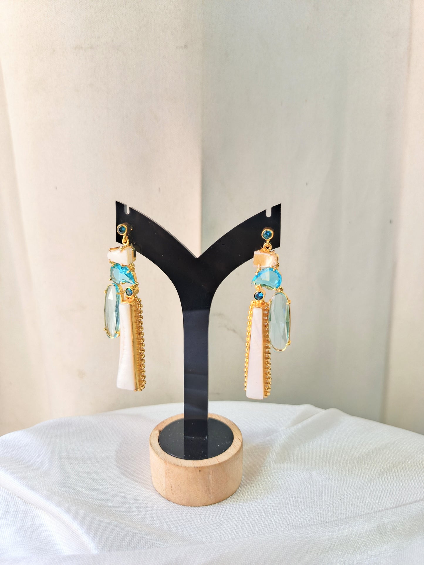 Boho Chic Gold Bar Earrings