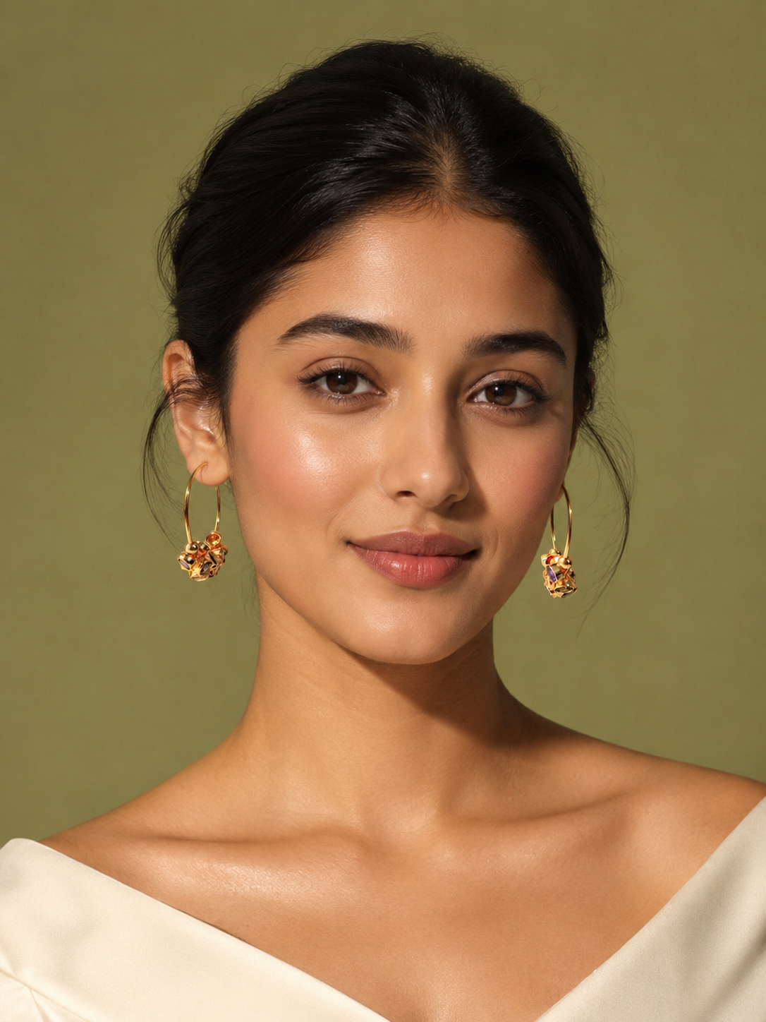 Rainbow Luxe Hoops