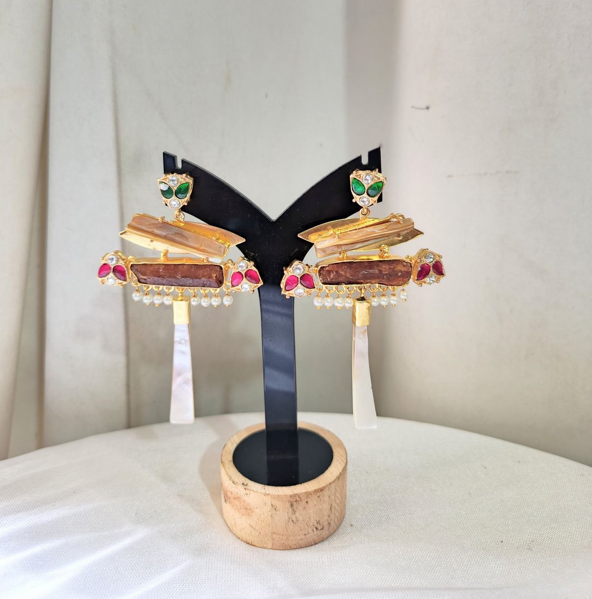 Royal Multicolor Statement Earrings