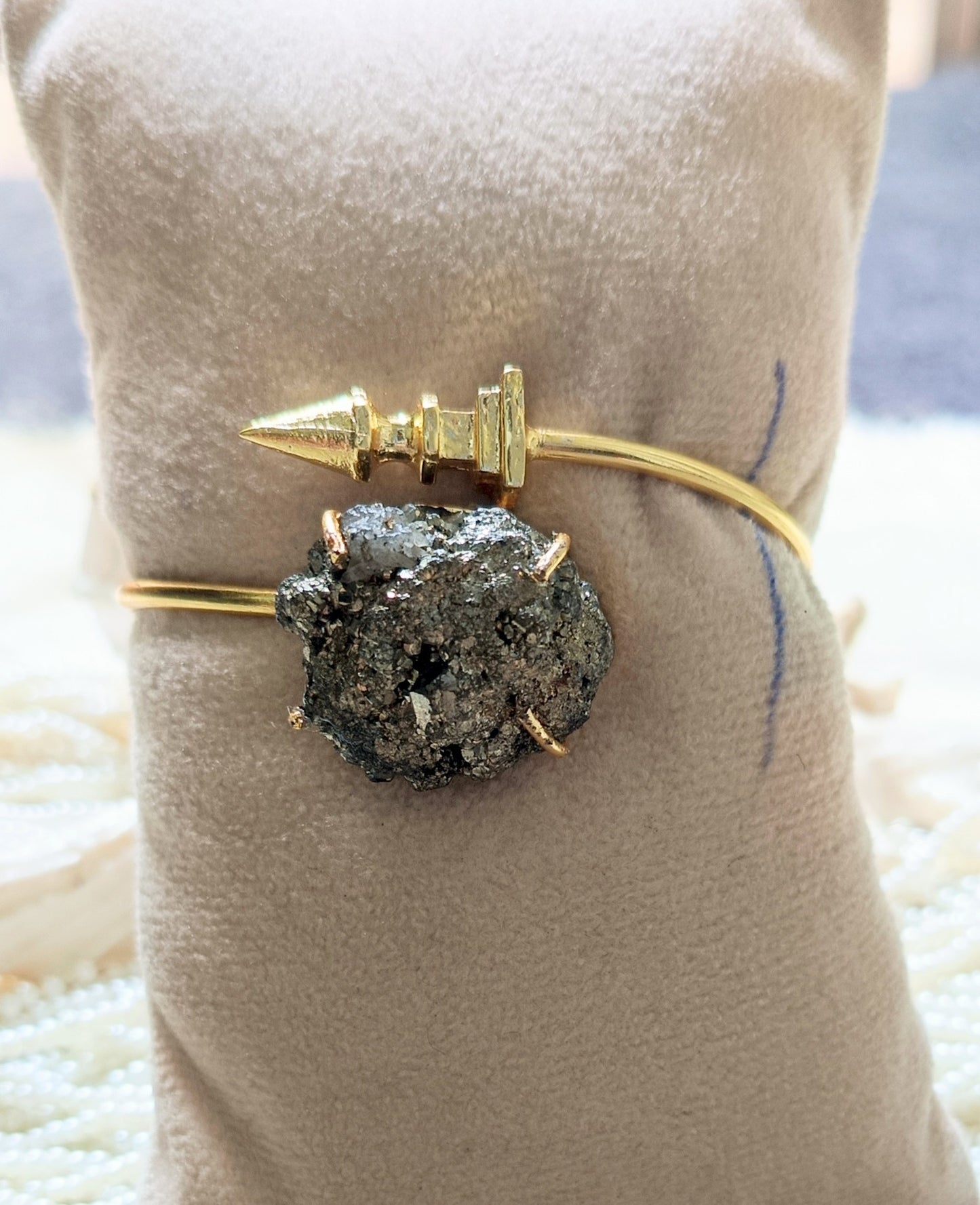 Pyrite Handcuff