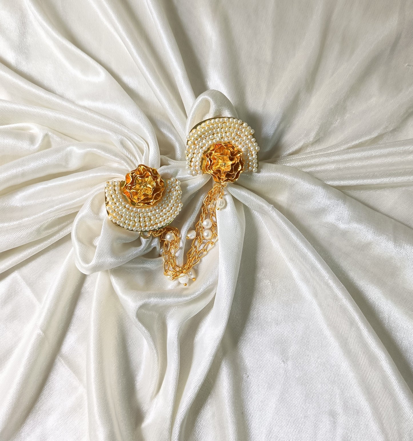 Regal Pearl Drop Statement Ring