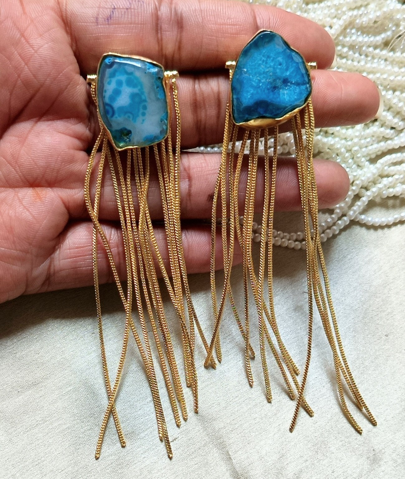 Agate Earring