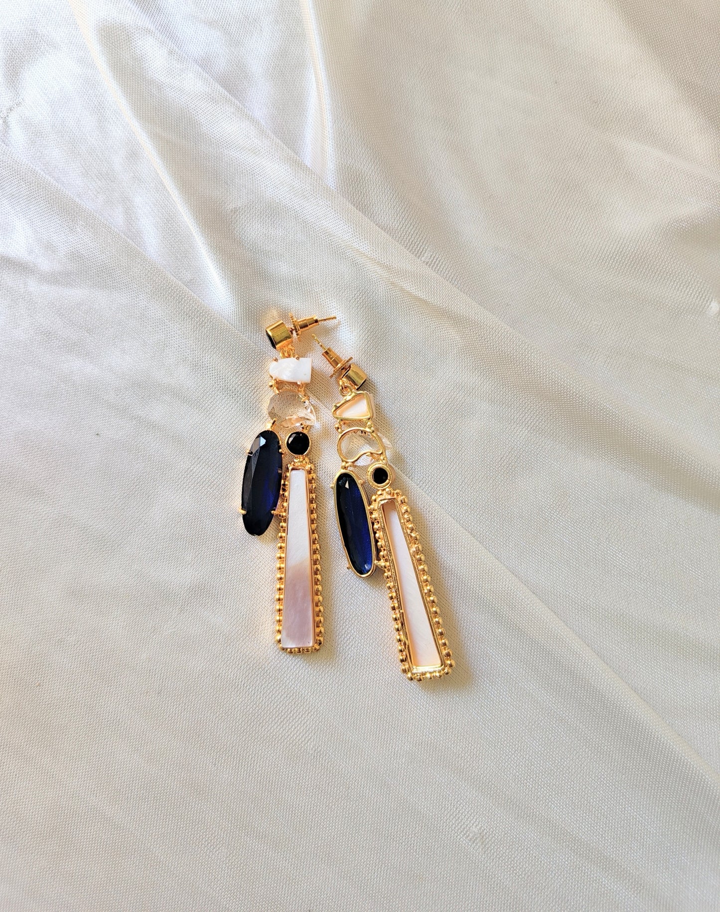 Boho Chic Gold Bar Earrings