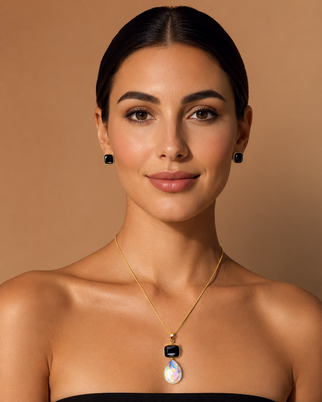 Midnight Aurora Pendant Set