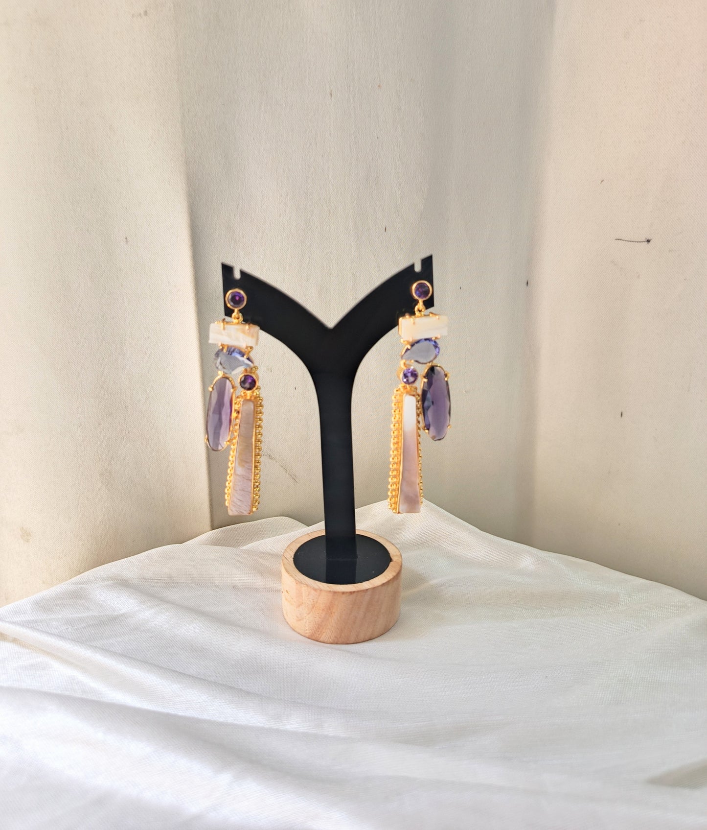 Boho Chic Gold Bar Earrings