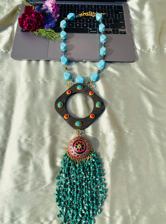 Window Of Turquoise Necklace