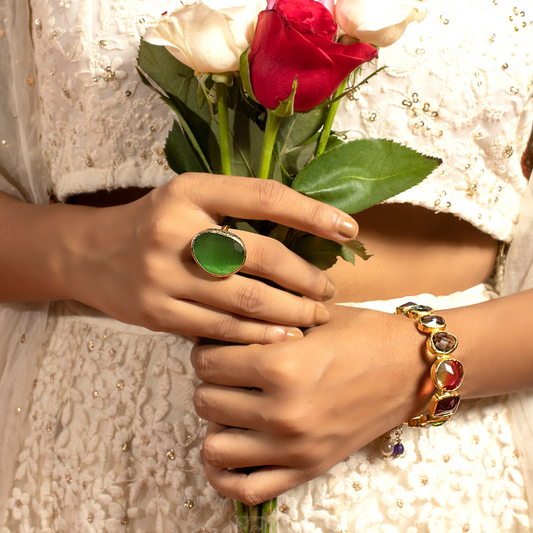 Green Touch Ring