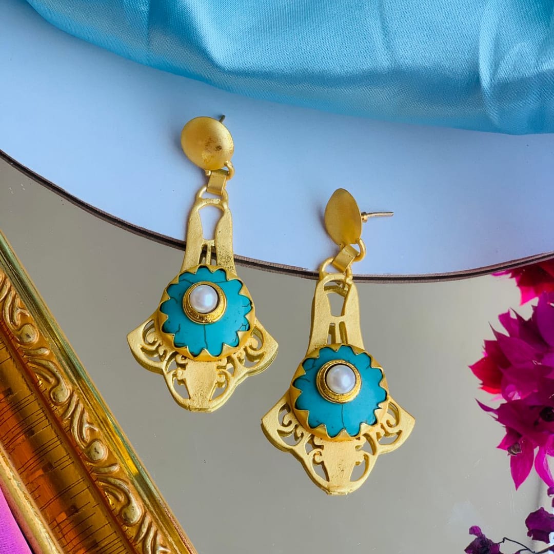 Turquoise Chakra Earring