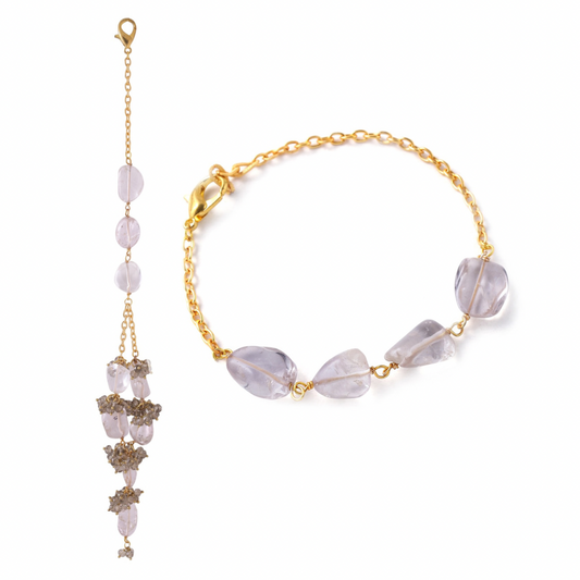 Amethyst Couple Rakhi