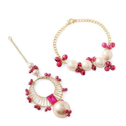 Pink and White Couple Rakhi